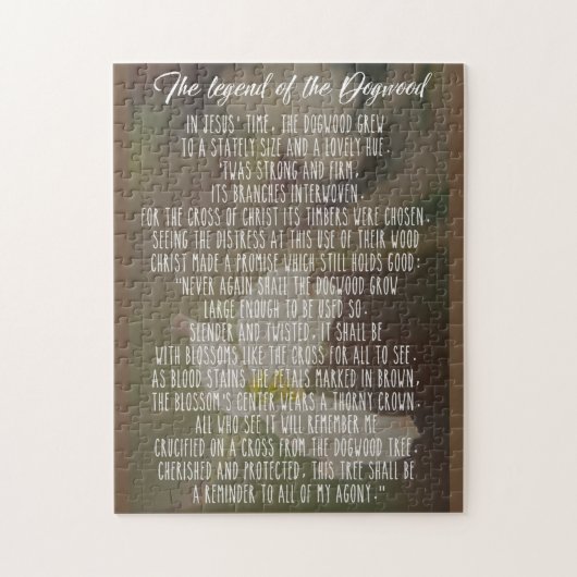 De Legende van de Dogwood Puzzle Legpuzzel (Verticaal)