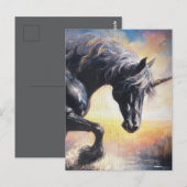 De legende van de eenhoorn briefkaart (Voorkant / Achterkant)