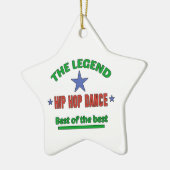 De legende van de hippenhopdans keramisch ornament (Links)