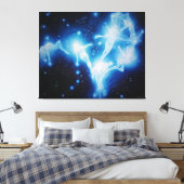 De legende van de Pleiades Canvas Afdruk (Insitu (Slaapkamer))