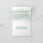 De legende van de Poinsettia Kaart (Binnen)