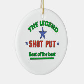 De legende van de puzzel keramisch ornament (Rechts)