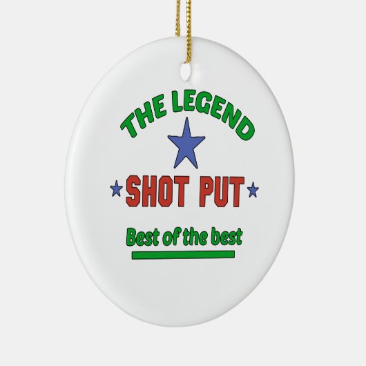 De legende van de puzzel keramisch ornament (Rechts)