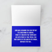 DE LEGENDE VAN DE SNEEUWVLOK FEESTDAGEN KAART (Binnen)