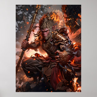 De legende van de zwarte mythe Wukong Poster