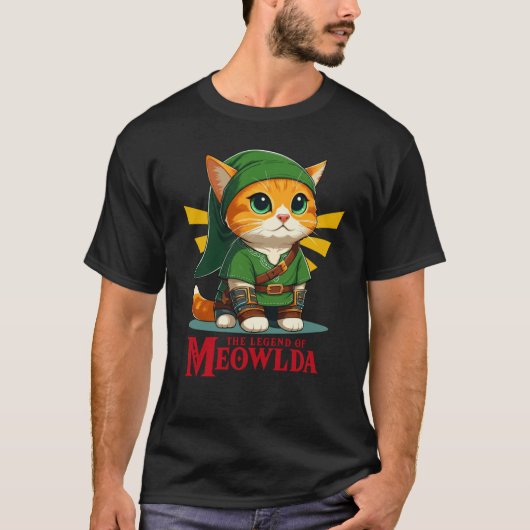De Legende van Meowlda vriend T-shirt (Voorkant)