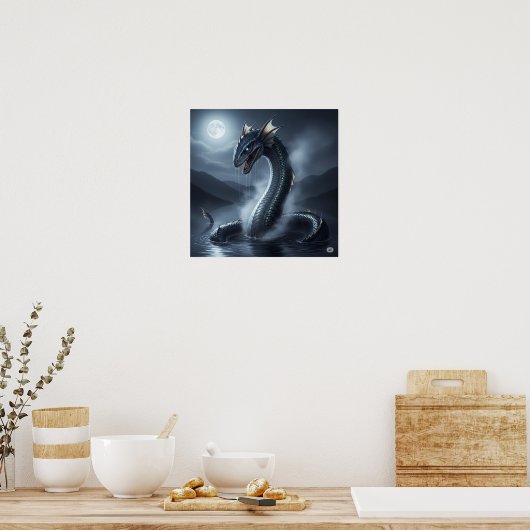 De legende van Nessie Poster (Keuken)