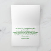 DE LEGENDE VAN POINSETTA… FEESTDAGEN KAART (Binnen)