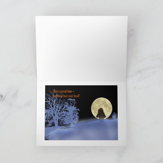 De legende van Sleepy Hollow: het is Halloween! Kaart (Binnen)