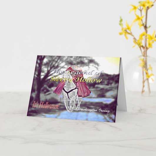 De legende van Sleepy Hollow: het is Halloween! Kaart (Gele Bloem)