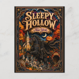 De Legende van Sleepy Hollow, New York Popcut Briefkaart