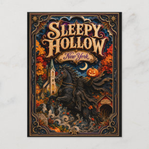 De Legende van Sleepy Hollow, New York Popcut Briefkaart