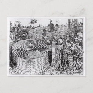 De legende van Theseus Briefkaart