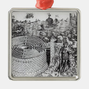 De Legende van Theseus Metalen Ornament