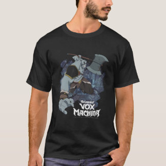 De legende van Vox Machina Grog Strongjaw met bijl T-shirt