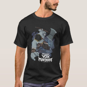 De legende van Vox Machina Grog Strongjaw met bijl T-shirt