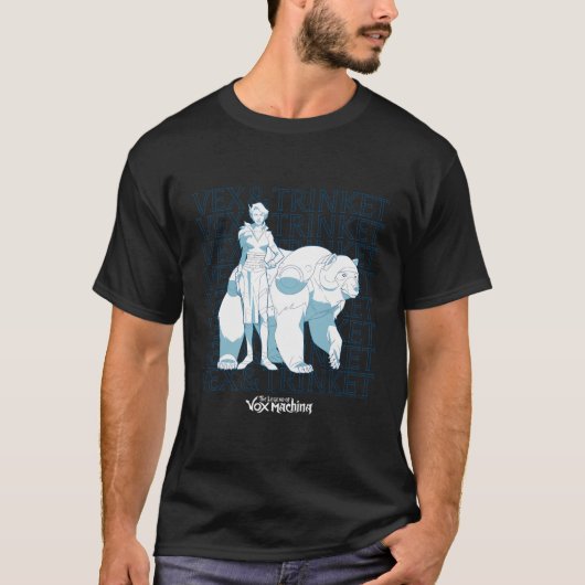 De legende van Vox Machina Vex en Trinket T-shirt (Voorkant)