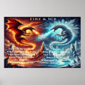 De legende van vuur en ijs poster (Voorkant)