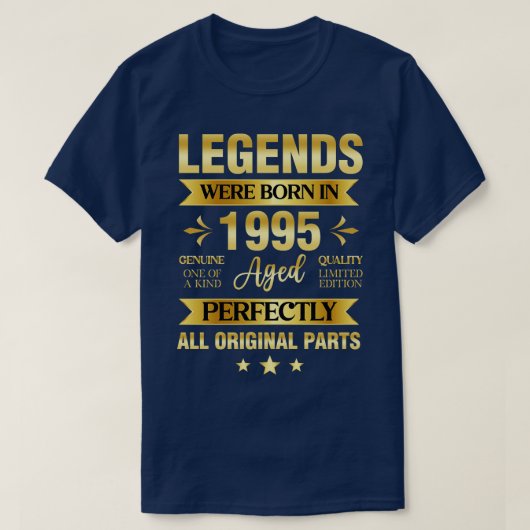 De legende werd geboren in 1995 t-shirt (Design voorkant)