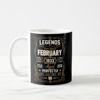 De legende werd geboren in februari 1933 90e verja koffiemok