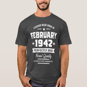 De legende werd geboren in februari 1942. t-shirt