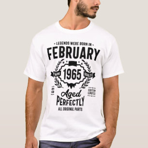 De legende werd geboren in februari 1965. t-shirt