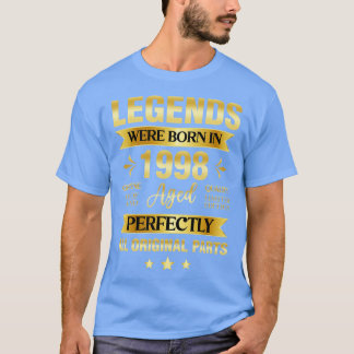 De legende werd geboren op de verjaardag van 1998 t-shirt
