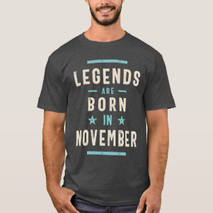De legende wordt geboren in november jl. t-shirt
