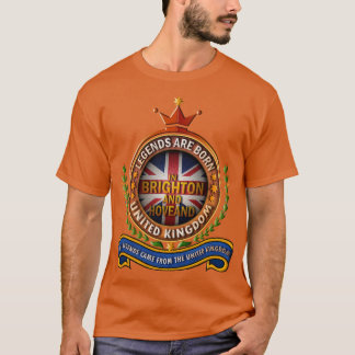 De legendes worden geboren in Brighton en Hove T-shirt