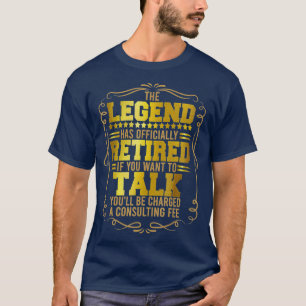 De leggende heeft de ambtenaar van de Man in diens T-shirt