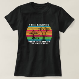 De leggende heeft de Funny Retirement Gift gepensi T-shirt