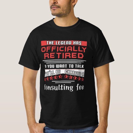 De leggende heeft de geldboete officieel ingetrokk t-shirt (Voorkant)