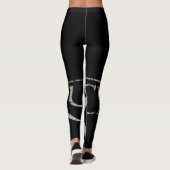 De Leggings op het Loch Squad in het zwart (Achterkant)