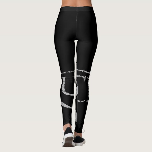 De Leggings op het Loch Squad in het zwart (Achterkant)