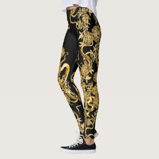 De Leggings Squid en Roos Black & Sepia