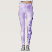 De Leggings van de Bloem van de Krokus van de (Voorkant)