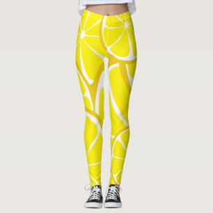 De Leggings van de Citroen van de Citrusvrucht van