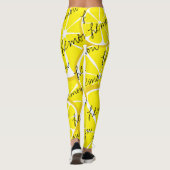 De Leggings van de Citroen van de Citrusvrucht van (Achterkant)