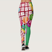 De Leggings van de Druk van het Ontwerp van de Kaa (Achterkant)
