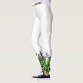 DE leggings VAN DE ELEGANTE IRIS-STROOMSTROOM (Links)