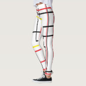De Leggings van de Koel van het Netwerk van lijnen (Links)