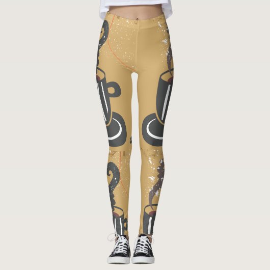 De Leggings van de koffiebeker (Voorkant)