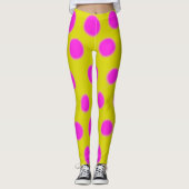 De Leggings van de roze Vrouwen van Stippen (Voorkant)