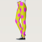De Leggings van de roze Vrouwen van Stippen (Links)