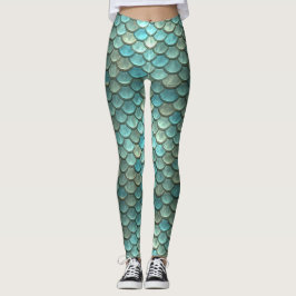 De Leggings van de Schalen van de meermin