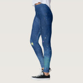 De Leggings van de sterrenhemel Capri (Links)