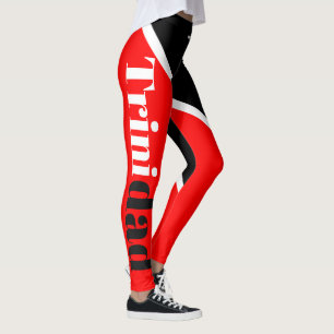 DE LEGGINGS VAN DE VLAG VAN TRINIDAD LANGS. HAVIC