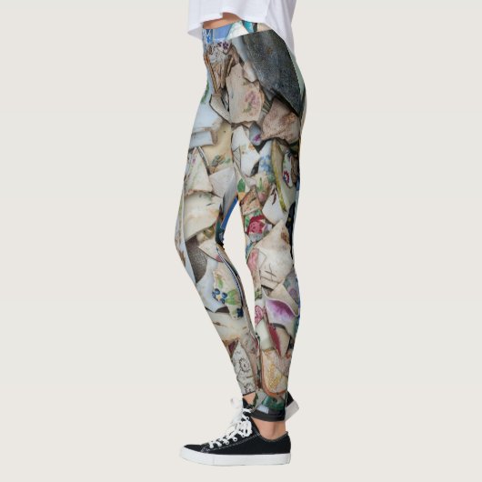 De leggings van het Chinese Pattern Mudlark zijn g (Links)