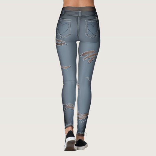 De Leggings van Jeans Fun Halloween Leggings (Achterkant)