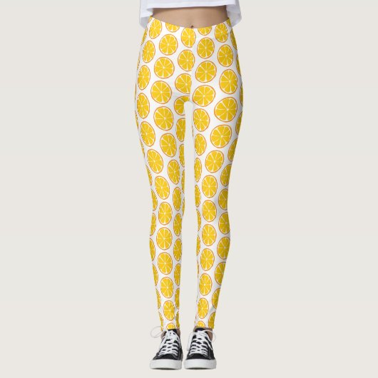 De Leggings van Ornage van de Citrusvrucht van de (Voorkant)